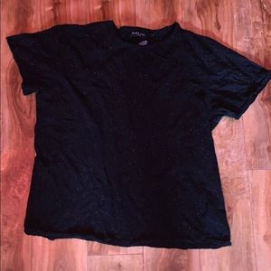 Brave soul London designer black t-shirt